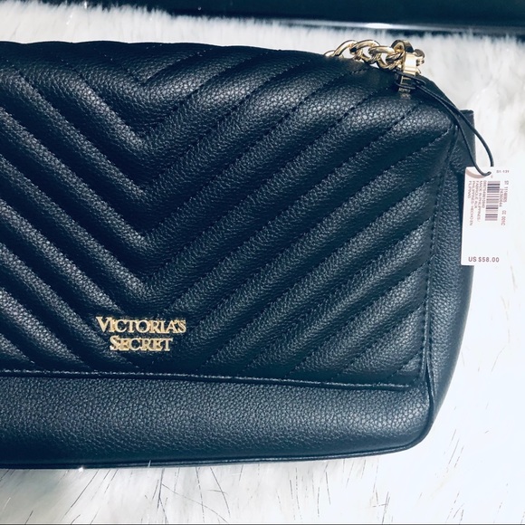 VICTORIA SECRET PEBBLED V QUILT CROSSBODY - Picture 5 of 5